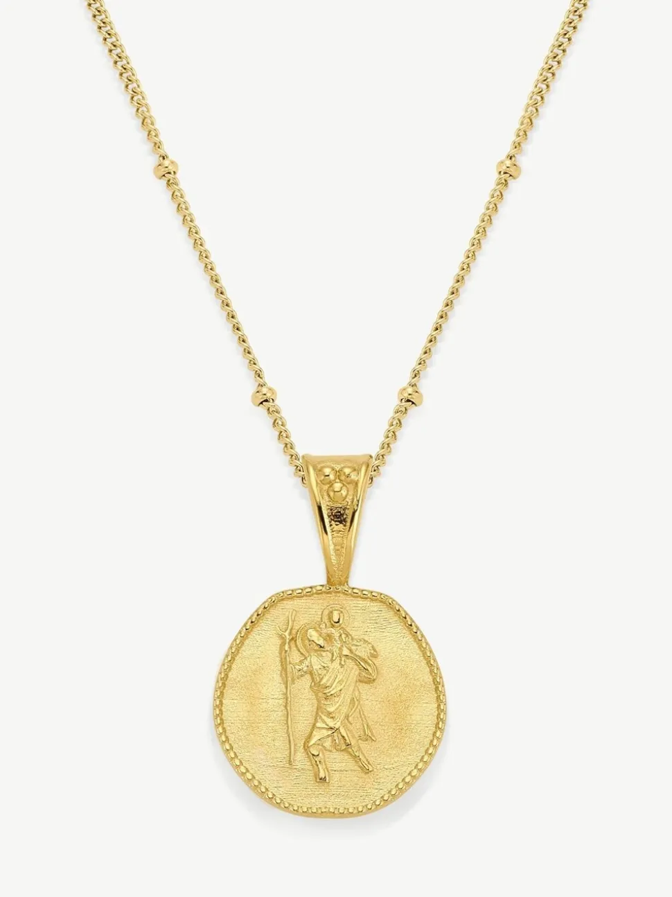 D.Louise Waterproof St. Christopher Necklace