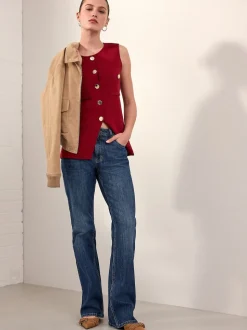 Donkerblauw - Authentieke jeans met bootcut