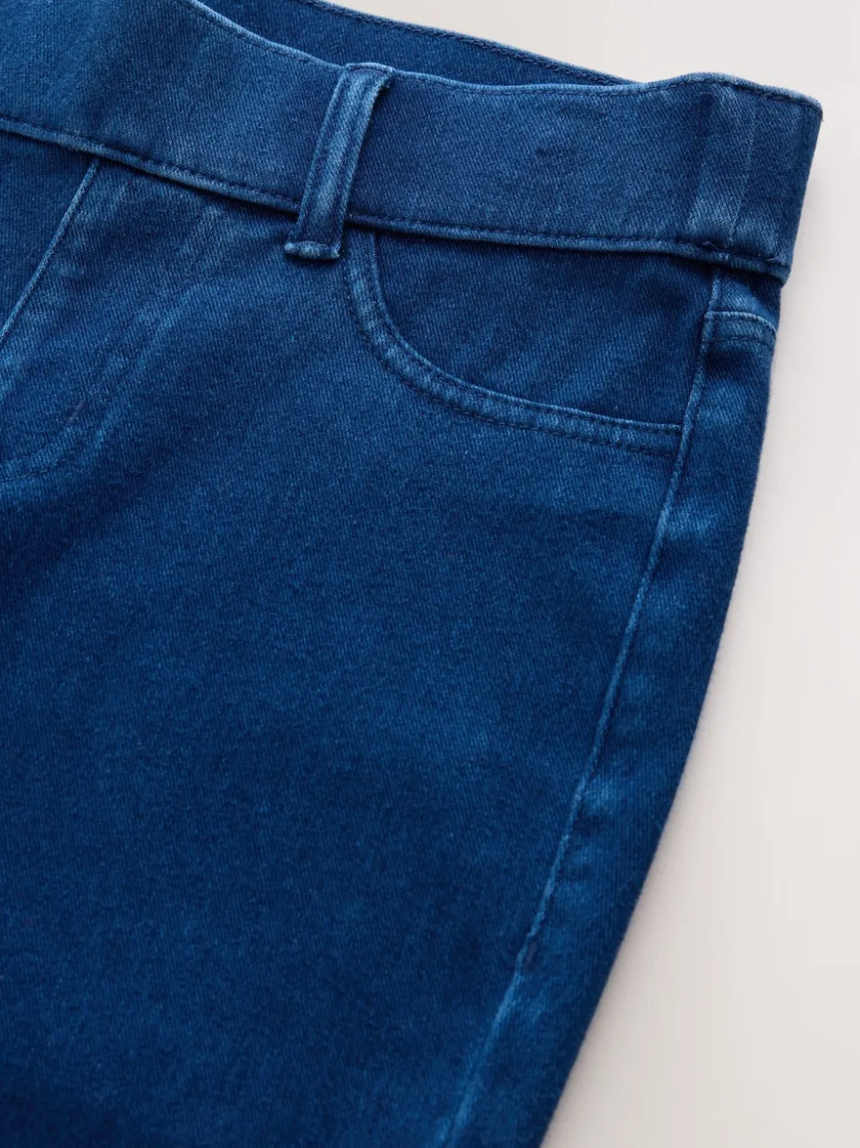 Donkerblauw - Check Jersey Bootcut Leggings