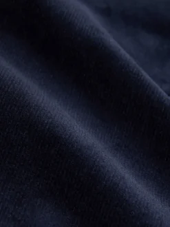 Donkerblauw - Corduroy minirok