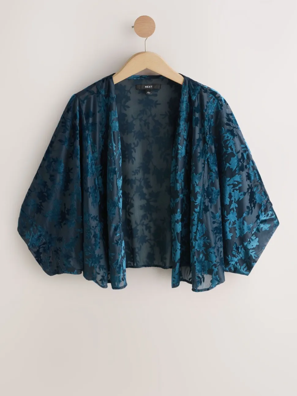 Donkerblauw - Devore Short Sleeve Cover Up