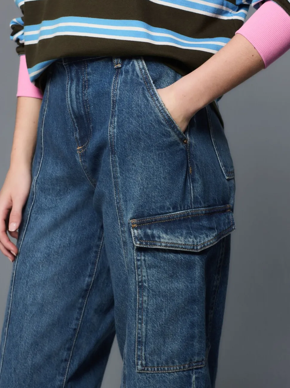 Donkerblauw - Enkel Rechte Pijpen Timmermans Jeans