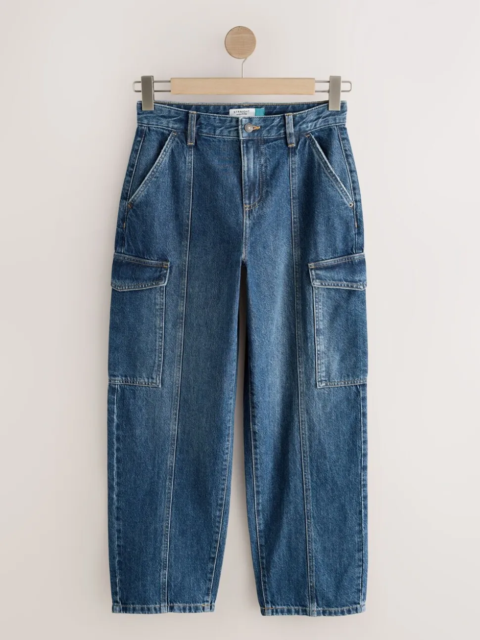 Donkerblauw - Enkel Rechte Pijpen Timmermans Jeans