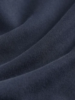 Donkerblauw - Essentials sweatshirt met relaxte pasvorm, lange snit en zakken