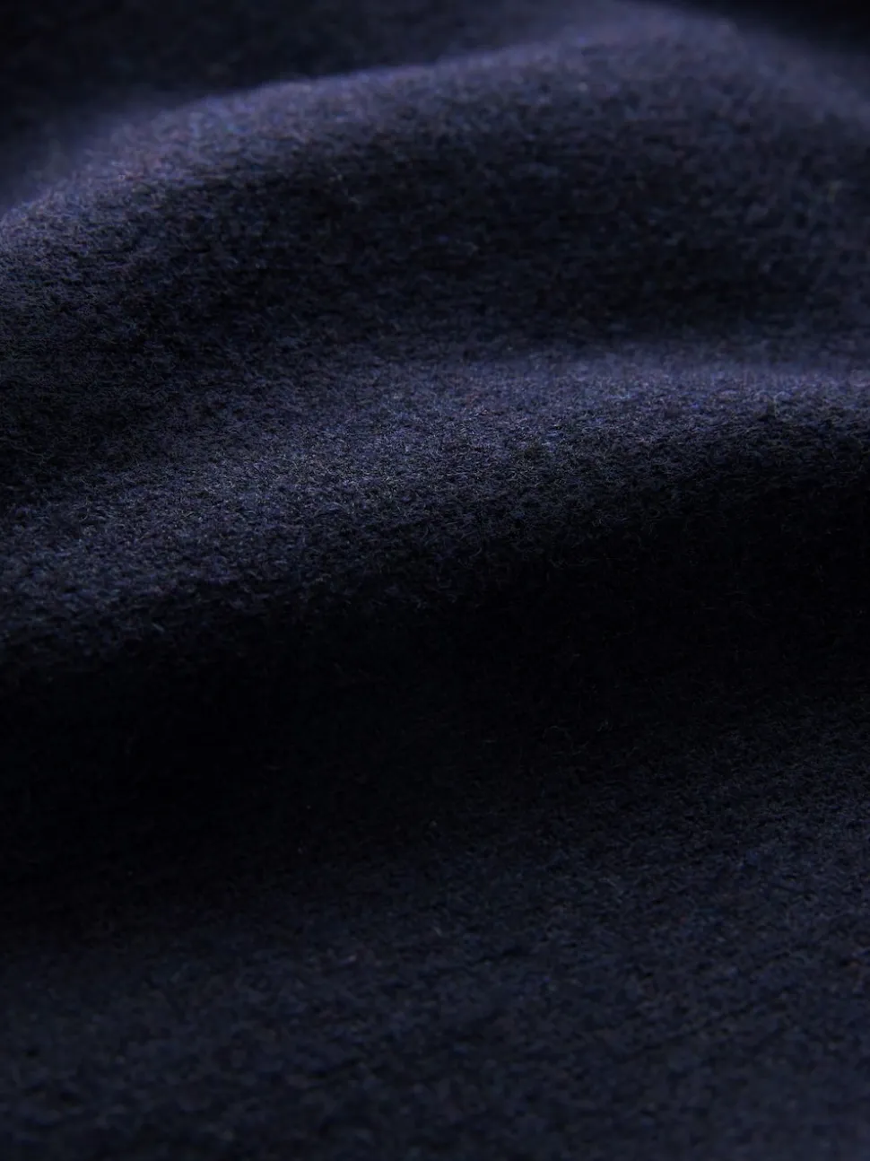 Donkerblauw - Formele jas met colkraag