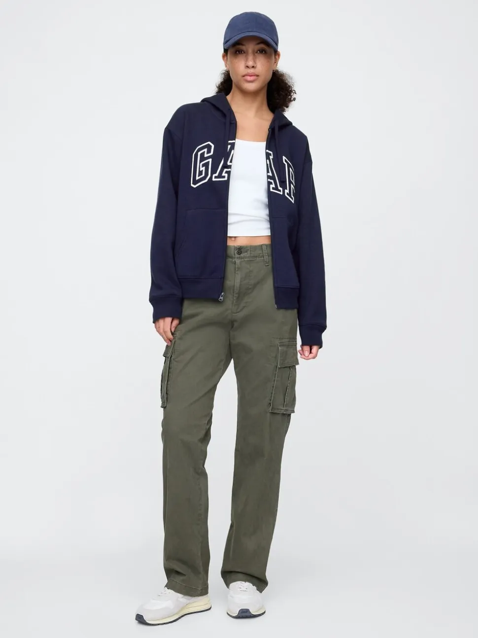 Donkerblauw - Gap hoodie met logo