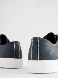 Donkerblauw - Gelakte honkbalsneakers