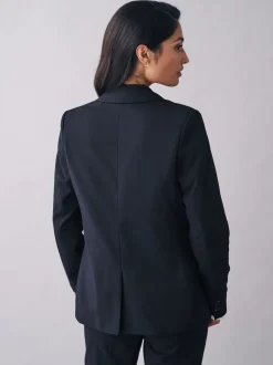 Donkerblauw - Maatgesneden blazer voor zware werktijd