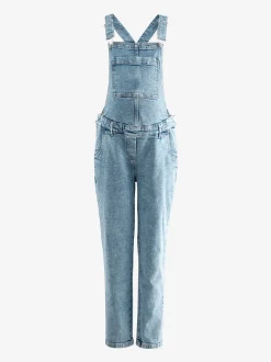 Donkerblauw - Maternity Denim Dungaree