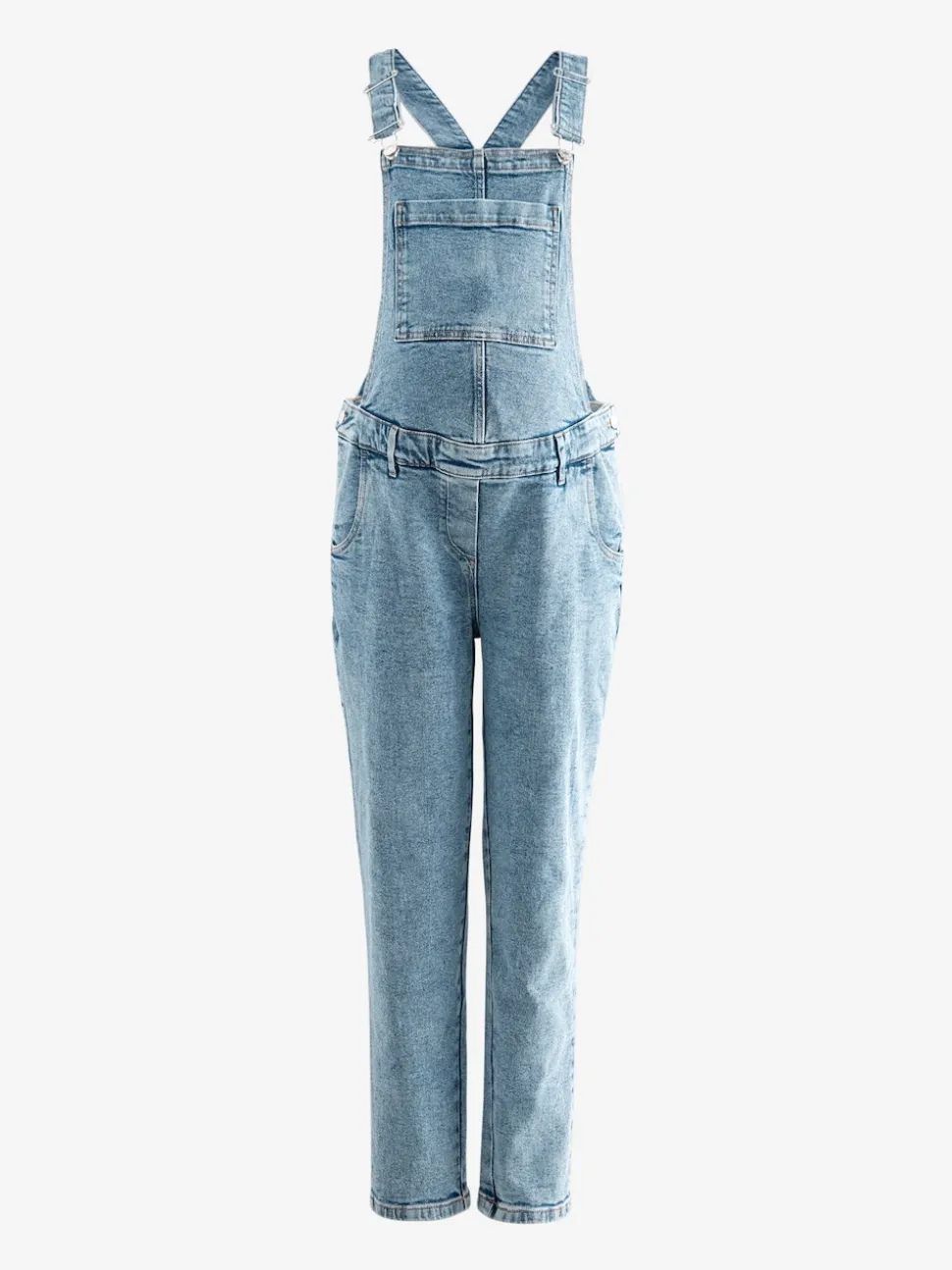 Donkerblauw - Maternity Denim Dungaree