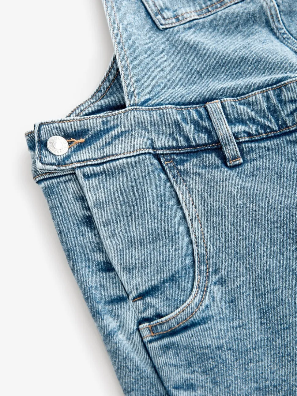 Donkerblauw - Maternity Denim Dungaree