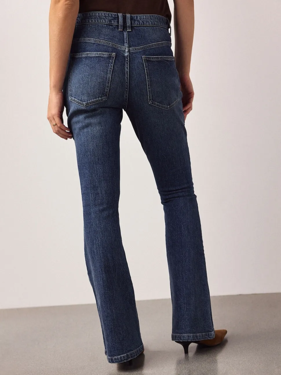 Donkerblauw - Maternity Denim Flare Jeans