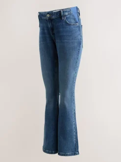 Donkerblauw - Maternity Denim Flare Jeans