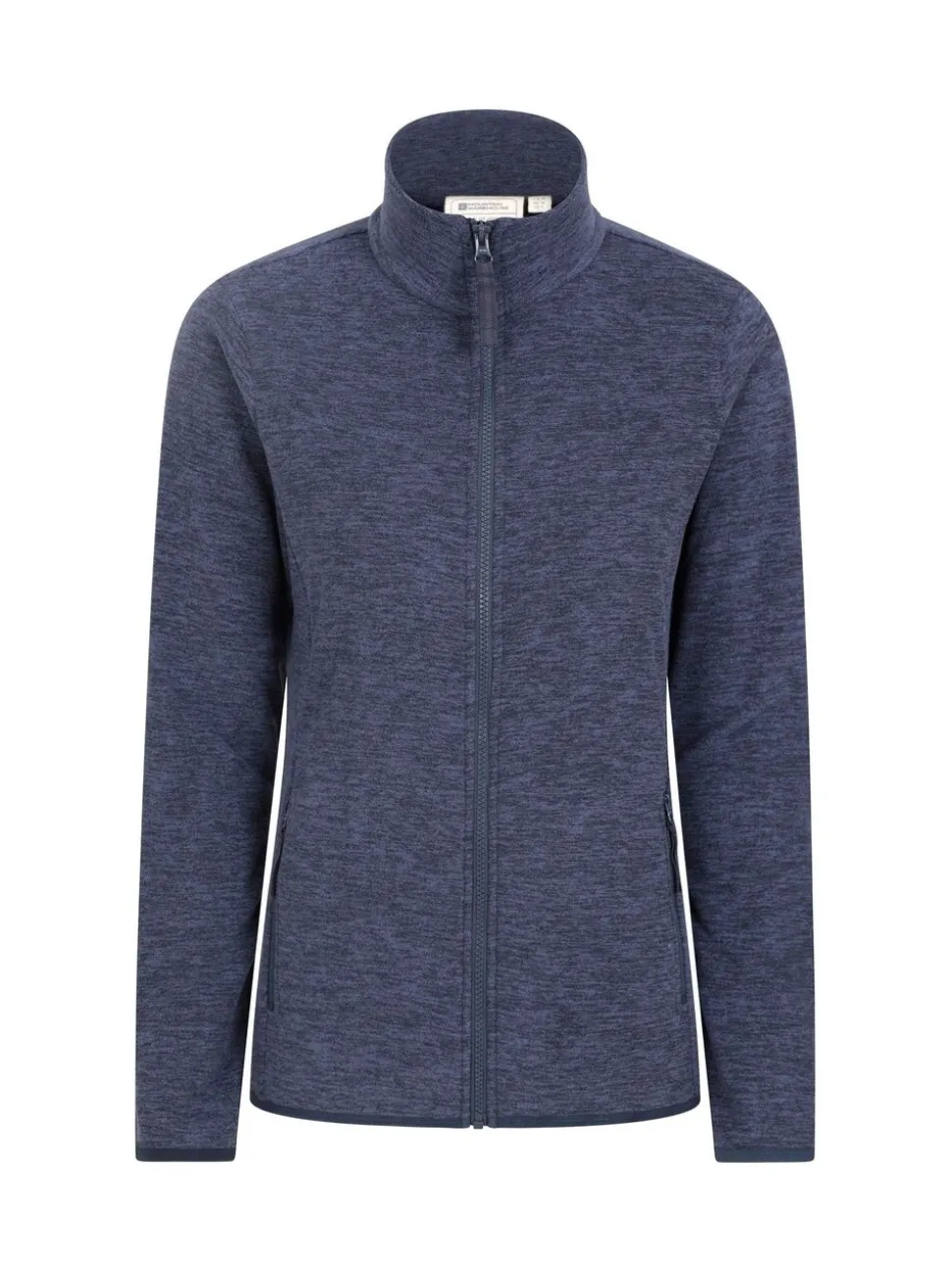 Donkerblauw - Mountain Warehouse Womens Snowdon Melange II Full-Zip Fleece