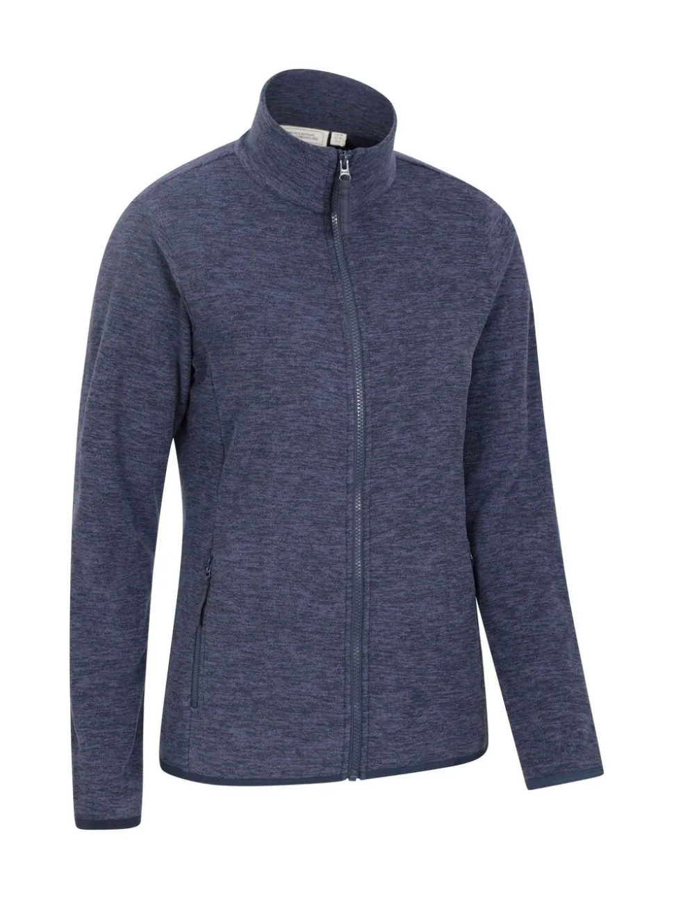 Donkerblauw - Mountain Warehouse Womens Snowdon Melange II Full-Zip Fleece