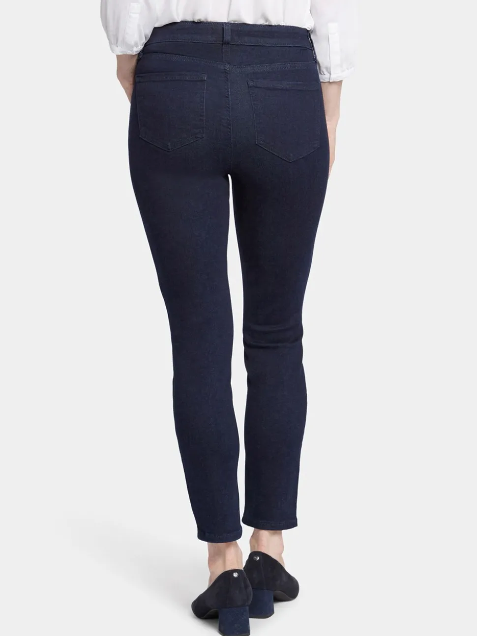Donkerblauw - NYDJ - Alina - Skinny enkeljeans