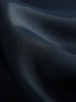Donkerblauw - Satijnen midirok