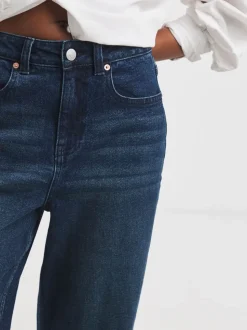 Donkerblauw - Simply Be - 99/1 relaxte jeans met rechte pijpen