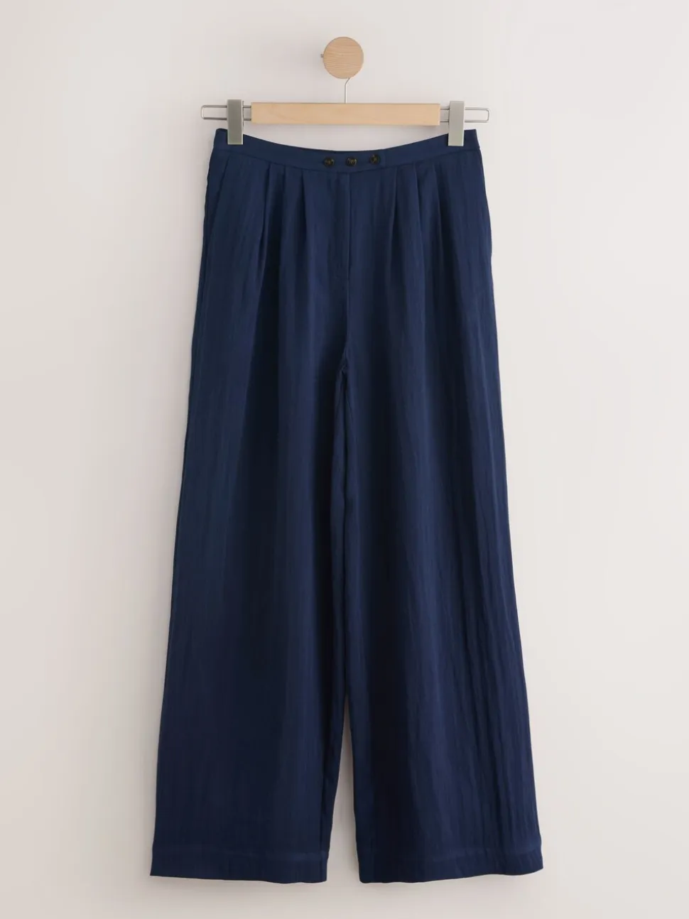 Donkerblauw - Superwide Pleated Trousers