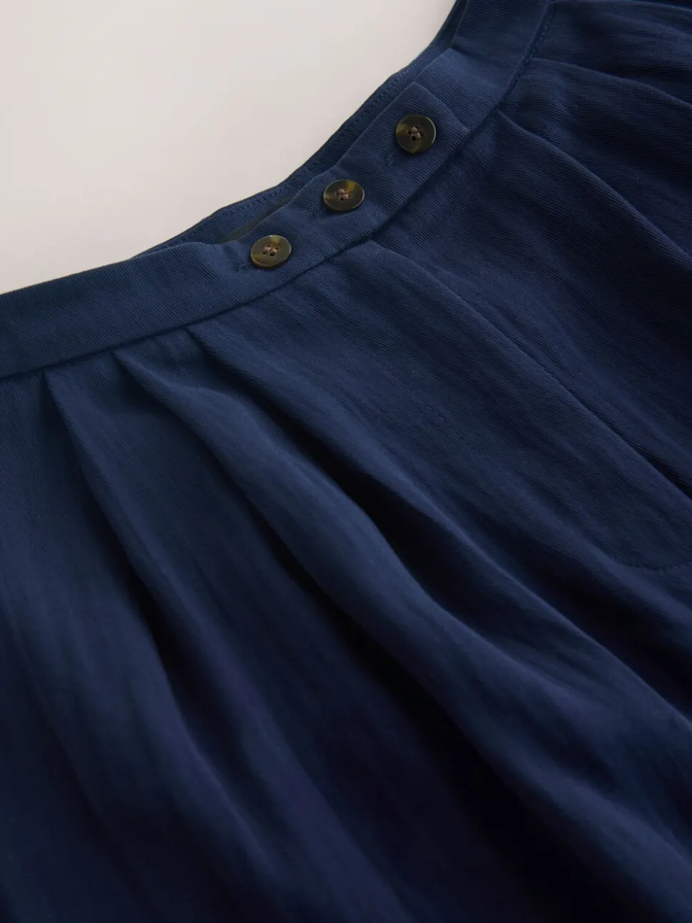 Donkerblauw - Superwide Pleated Trousers