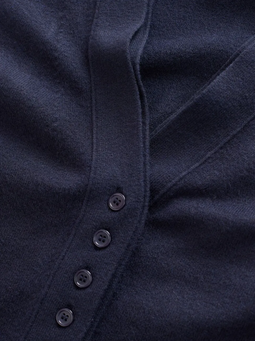 Donkerblauw - Superzacht V-hals vest met zakken