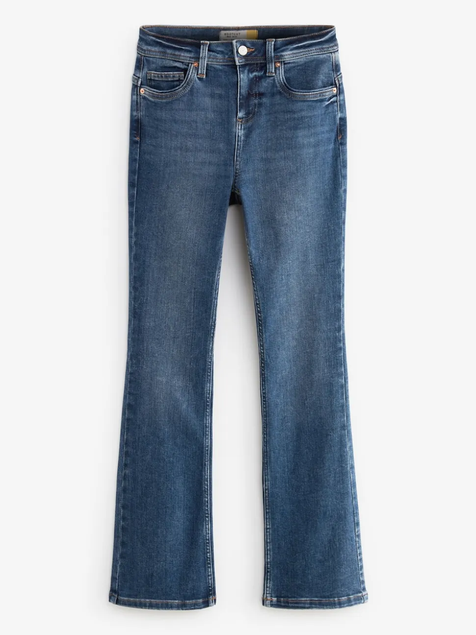 Donkerblauw - Superzachte bootcut-jeans