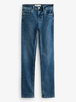 Donkerblauw - Superzachte slim-fit jeans