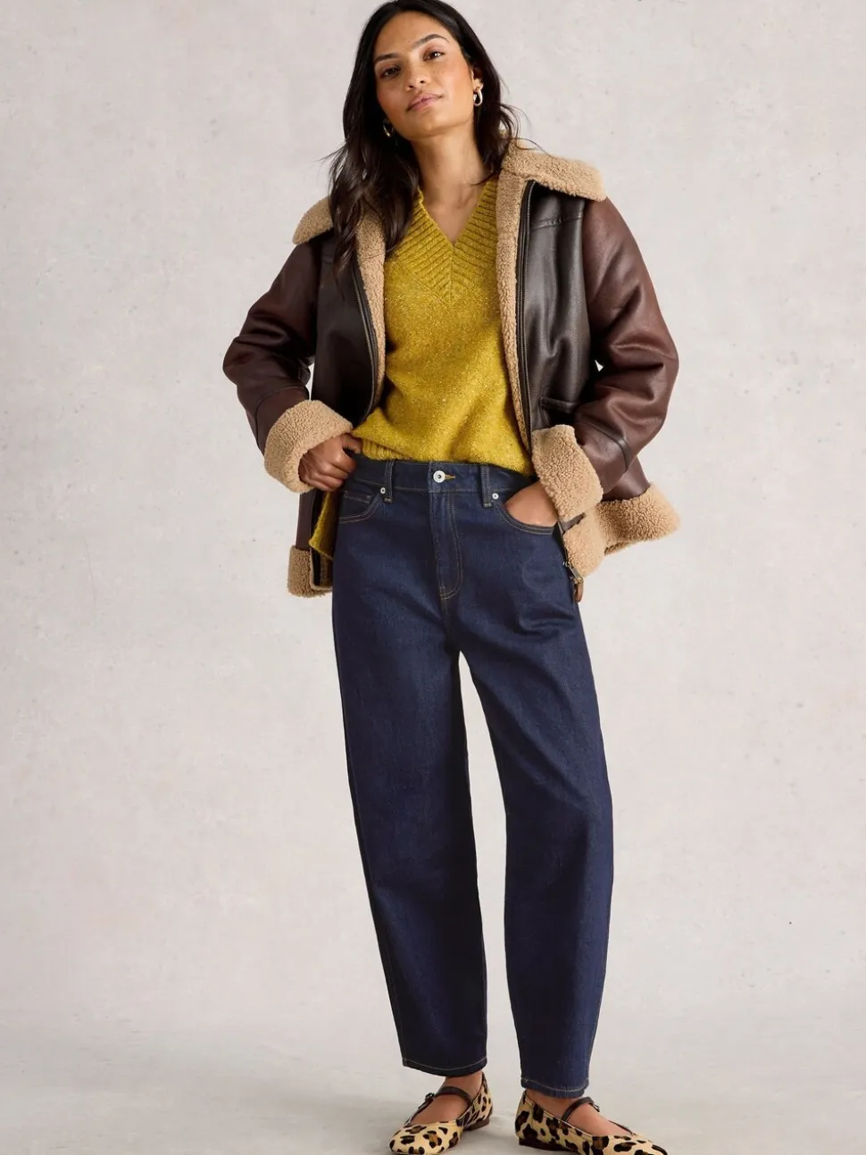 Donkerblauw - White Stuff Aubrey Barrel Leg Jeans