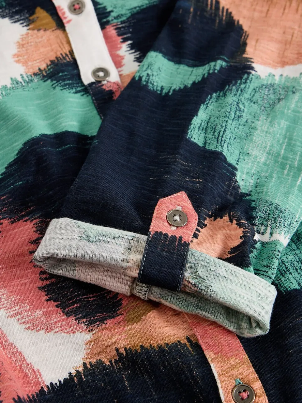 Donkerblauw - White Stuff jersey Annie overhemd