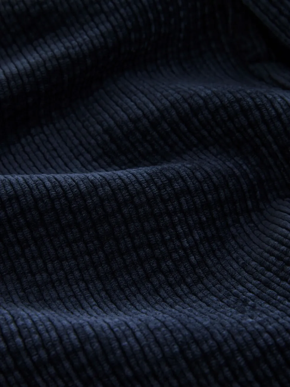 Donkerblauw - Wijde pijpen zachte corduroy broeken