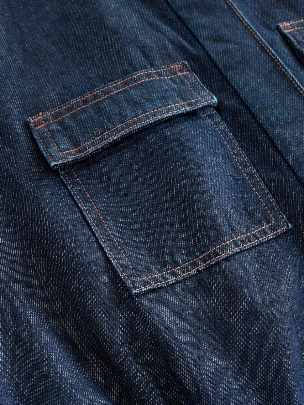 Donkerblauw - 100{Zwangerschapspakje van denim katoen