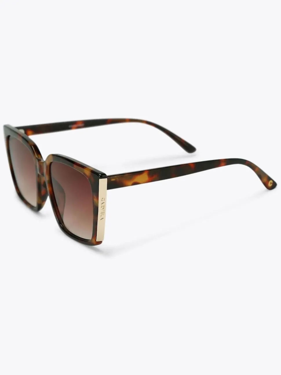 Donkerbruin - Carvela Square Frame Sunglasses