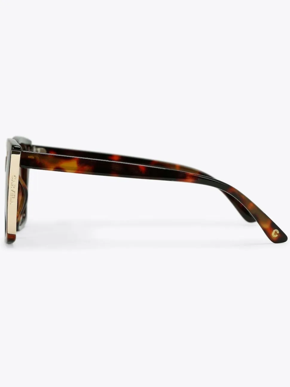 Donkerbruin - Carvela Square Frame Sunglasses