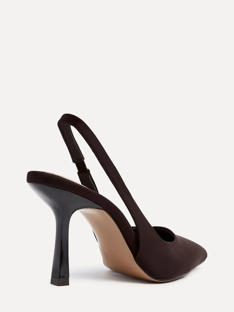 Donkerbruin - Linzi Dash Slingback Court Heels