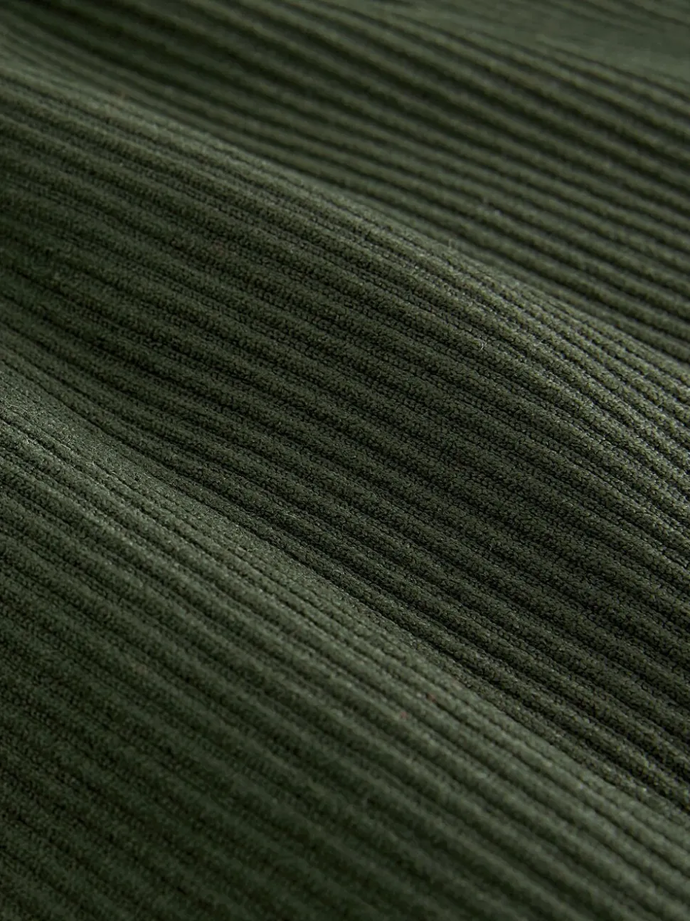 Donkergroen - Geribbelde naadloze legging met hoge taille