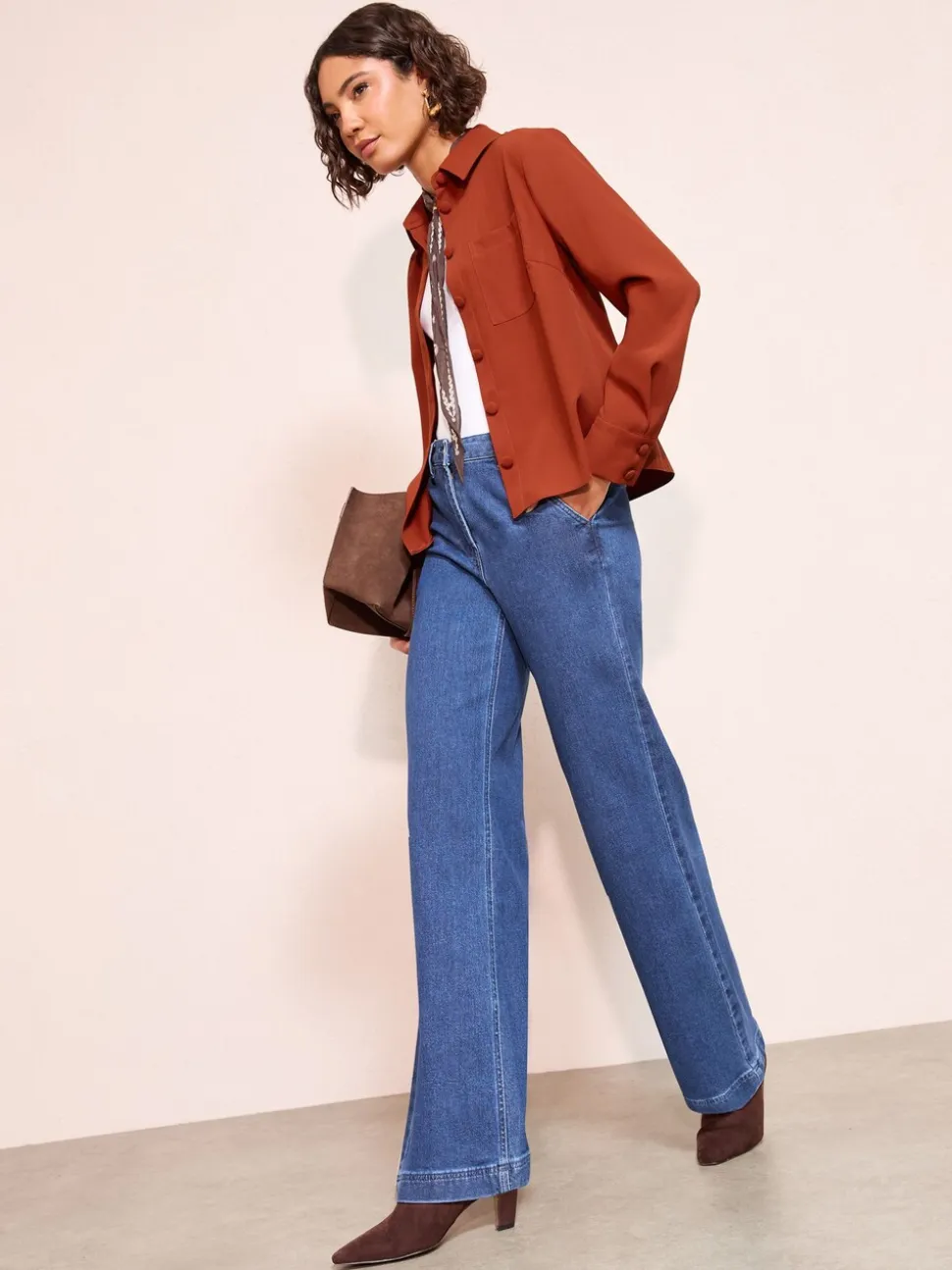 Donkeroranje - Friends Like These Boxy Covered Button Shirt