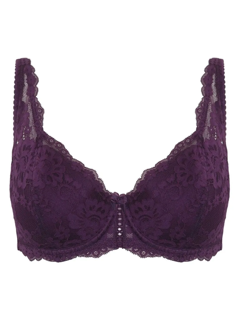 Donkerpaars - Pour Moi Fleur Balconette Bra