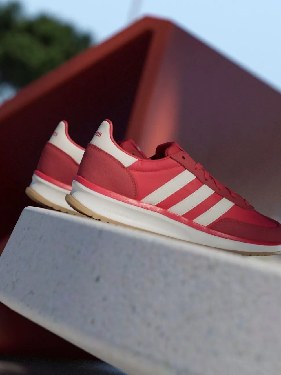 Donkerrood - adidas Run 60s 4.0 sneakers