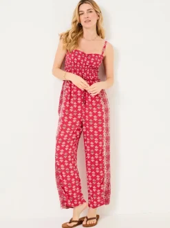 Donkerroze Earth Geo - FatFace - Jumpsuit