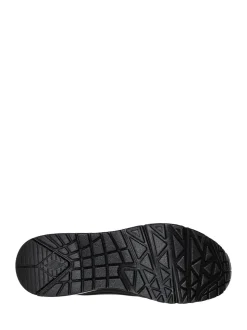 Donkerzwart - Skechers goudkleurige damessneakers met standaard pasvorm Uno