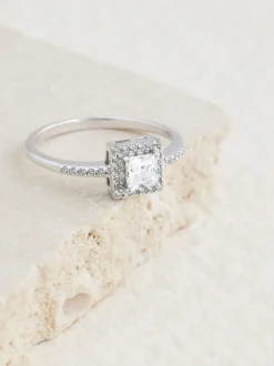 Echt zilver - Halo-ring