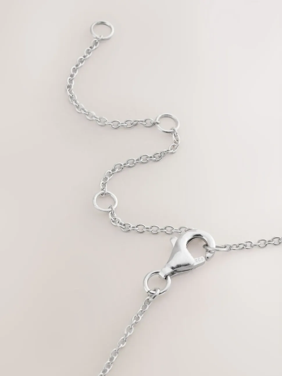 Echt zilver - Intertwined Heart Pendant Necklace