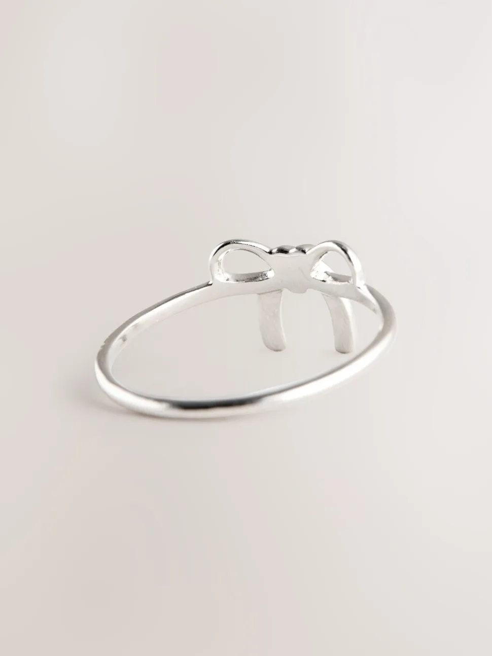 Echt zilver - Met strik en ring