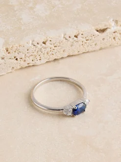 Echt zilver - Sapphire Coloured Stone Ring