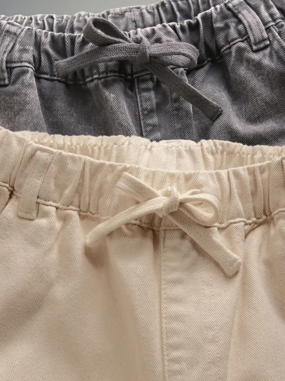 Ecru/gewassen grijs - The Set 2 Pack Pull-on Jeans met Wijde Pijpen