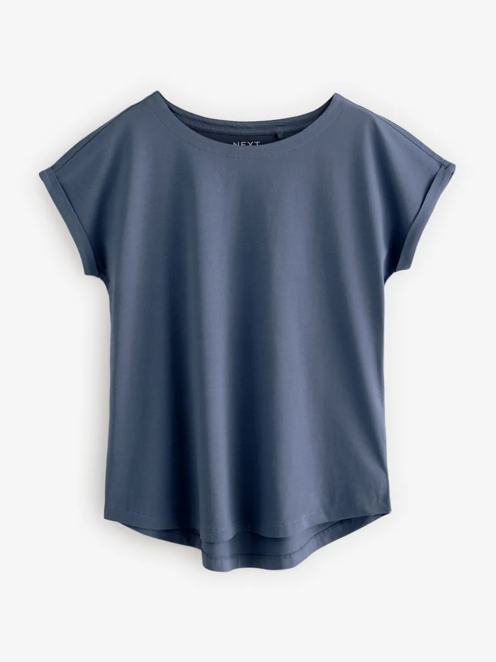 Ecru/Taupe/Bruin/Blauw/Geel - Set van 5 T-shirts met kapmouwtjes