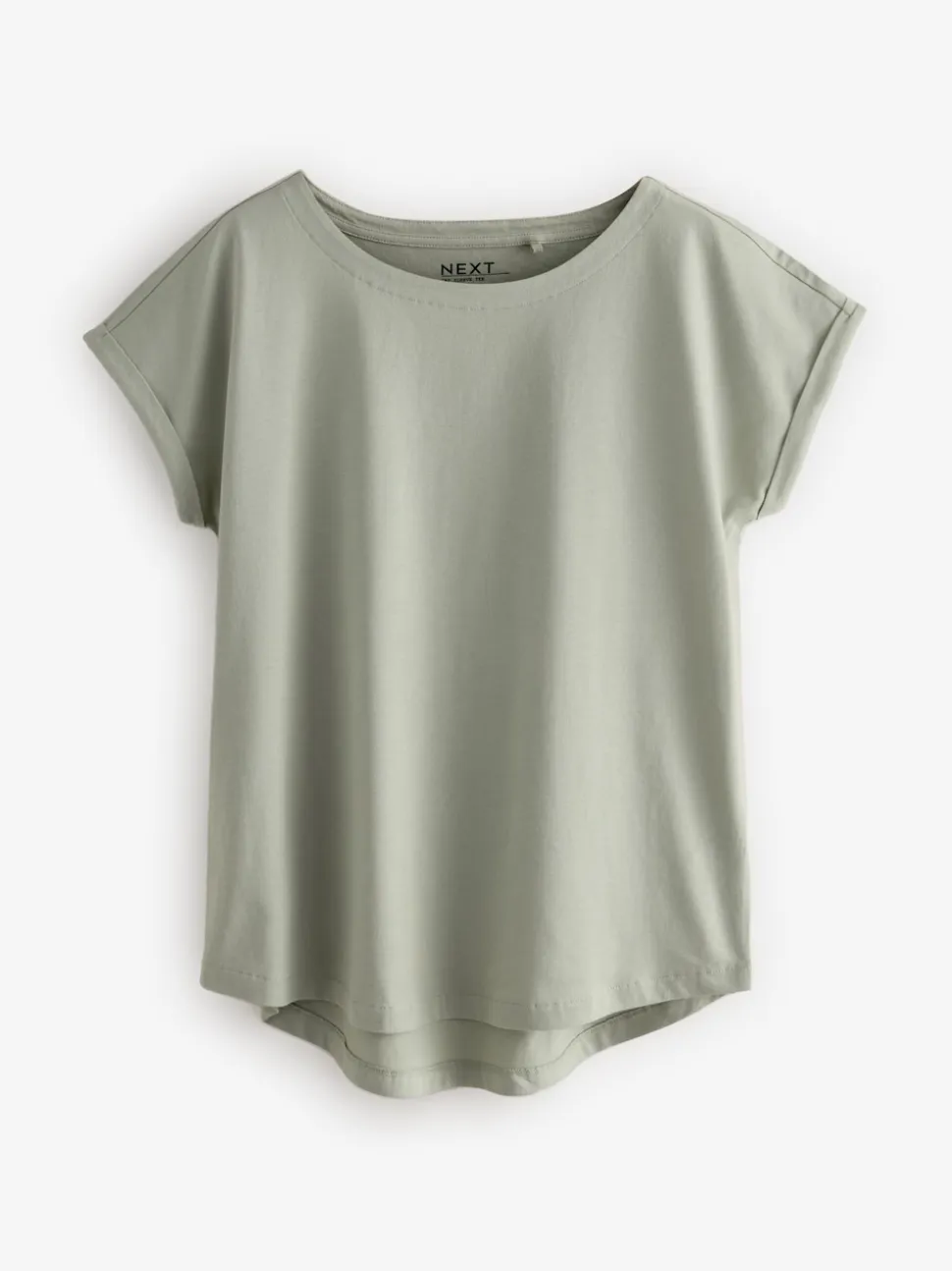 Ecru/Taupe/Bruin/Blauw/Geel - Set van 5 T-shirts met kapmouwtjes