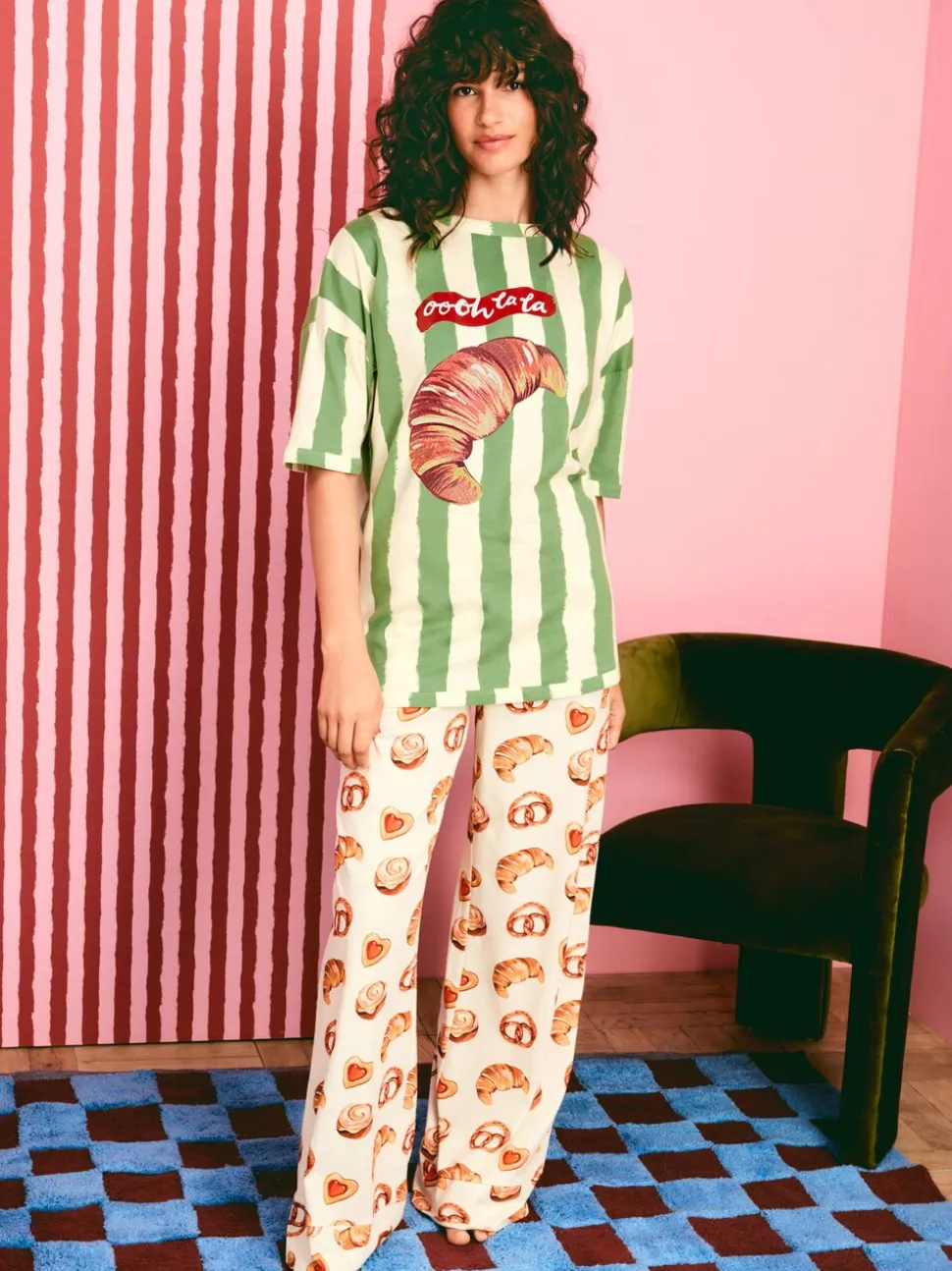 Eleanor Bowmer Christmas 100% Cotton Pyjamas
