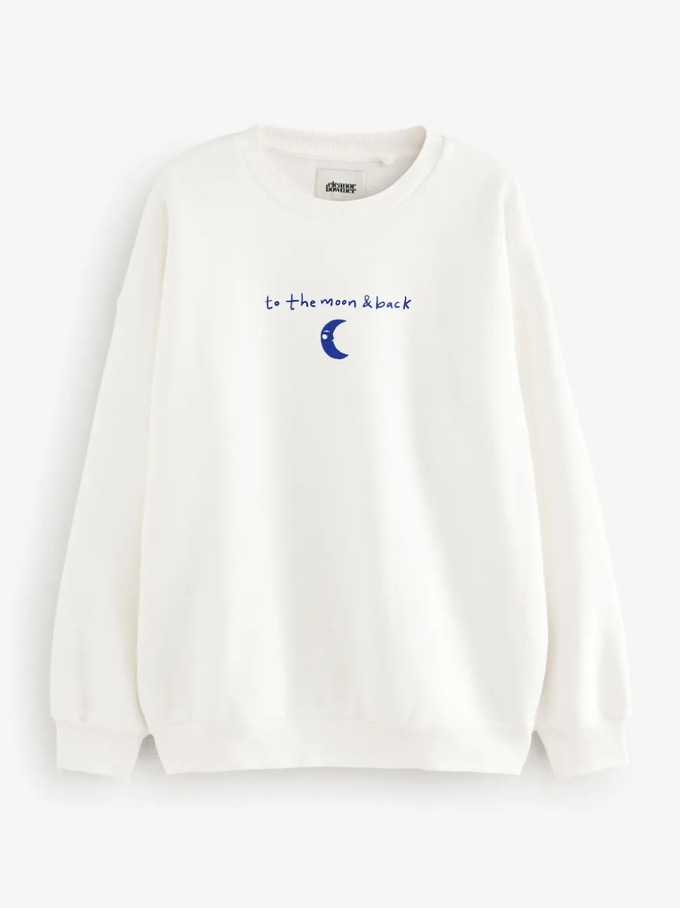 Eleanor Bowmer ecru sweatshirt met Mama Like No Other-print