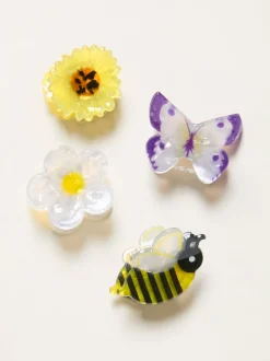 FatFace 4 Pack Meadow Mini Clips